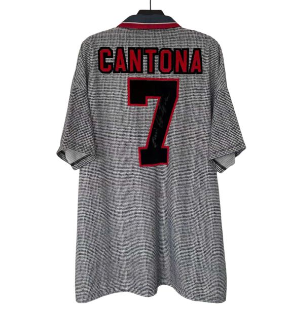 [Có chữ ký] Áo đấu Manchester United 9596 Cantona có chữ ký