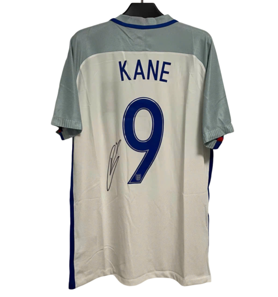 [Phiên bản cầu thủ - Chữ ký] Áo đấu Anh 2016 có chữ ký của Harry Kane