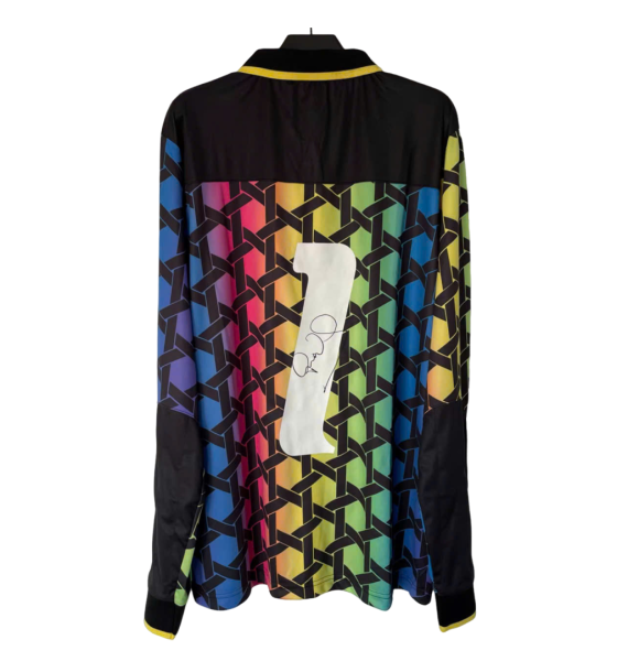 [Có chữ ký] Áo đấu có chữ ký của Schmeichel Đan Mạch năm 199