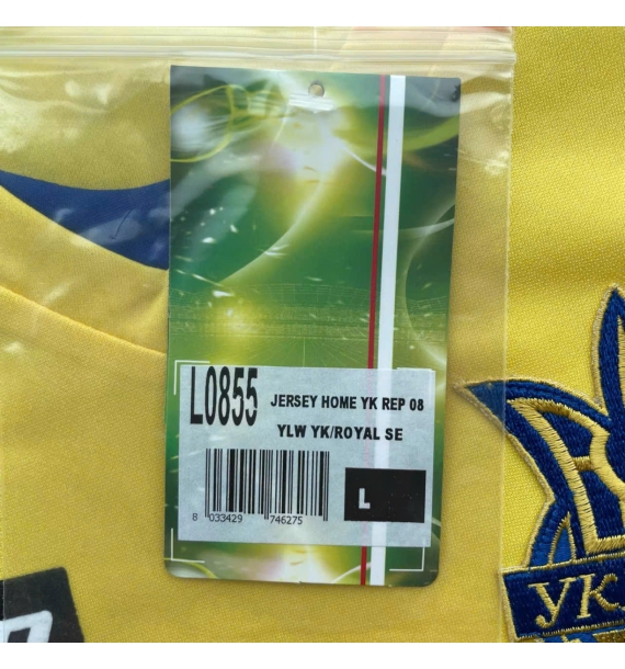 [Có chữ ký] Áo đấu Ukraine 0708 Shevchenko có chữ ký